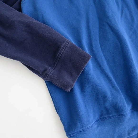 Vintage Y2K 90's Nautica Blue  Half Zip Sweater ~2XLarge - Picture 8 of 11